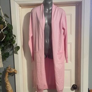 Grace Karin Soft Pink Long Cardigan